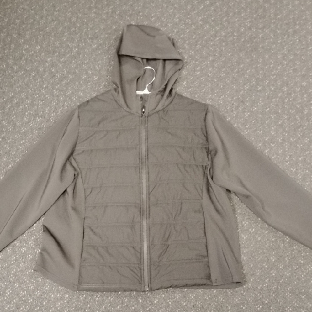 Gray Hooded Jacket